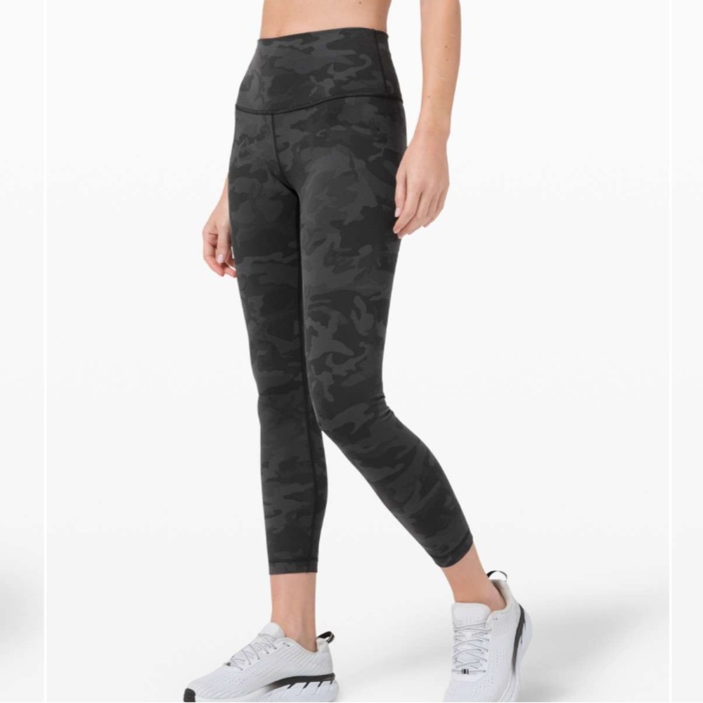 Lululemon 4 Wunder Under HR Tight 25" Full-On Luon Incognito Camo Multi Grey - Picture 1 of 9